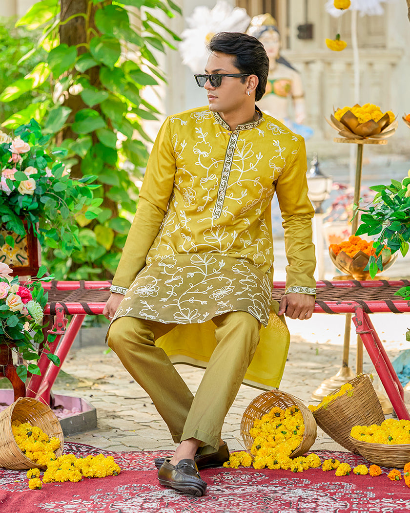 Golden Isle Kurta.