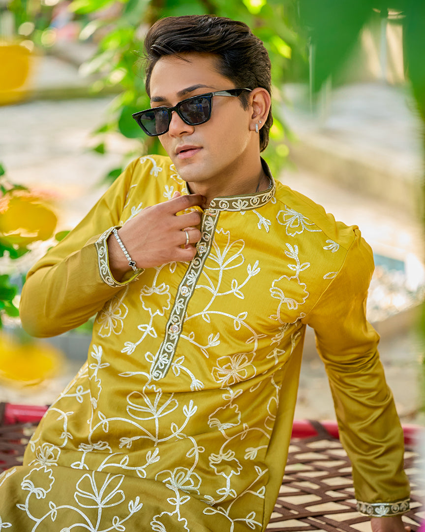 Golden Isle Kurta.