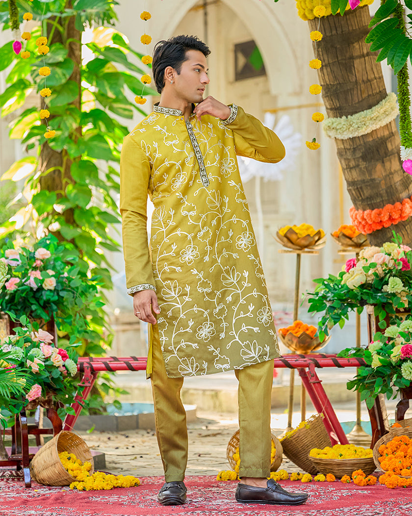 Golden Isle Kurta.