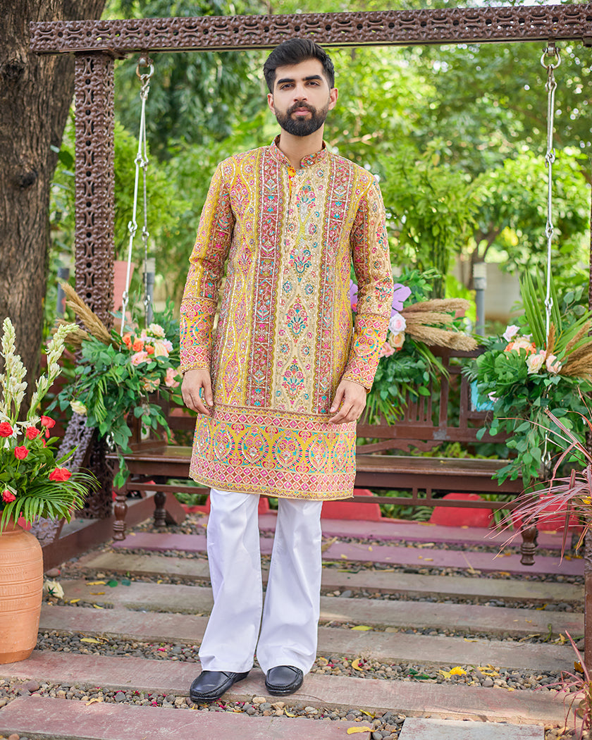 Tapestry Regal Yellow Kurta.