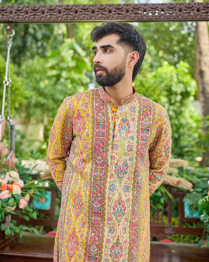 Tapestry Regal Yellow Kurta.