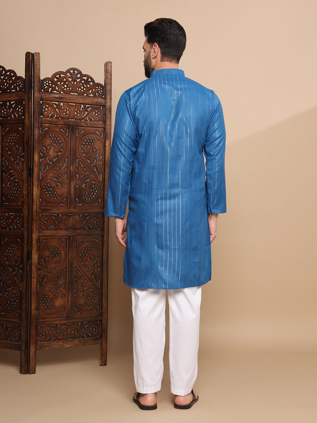 Royal Blue Party Wear Kurta