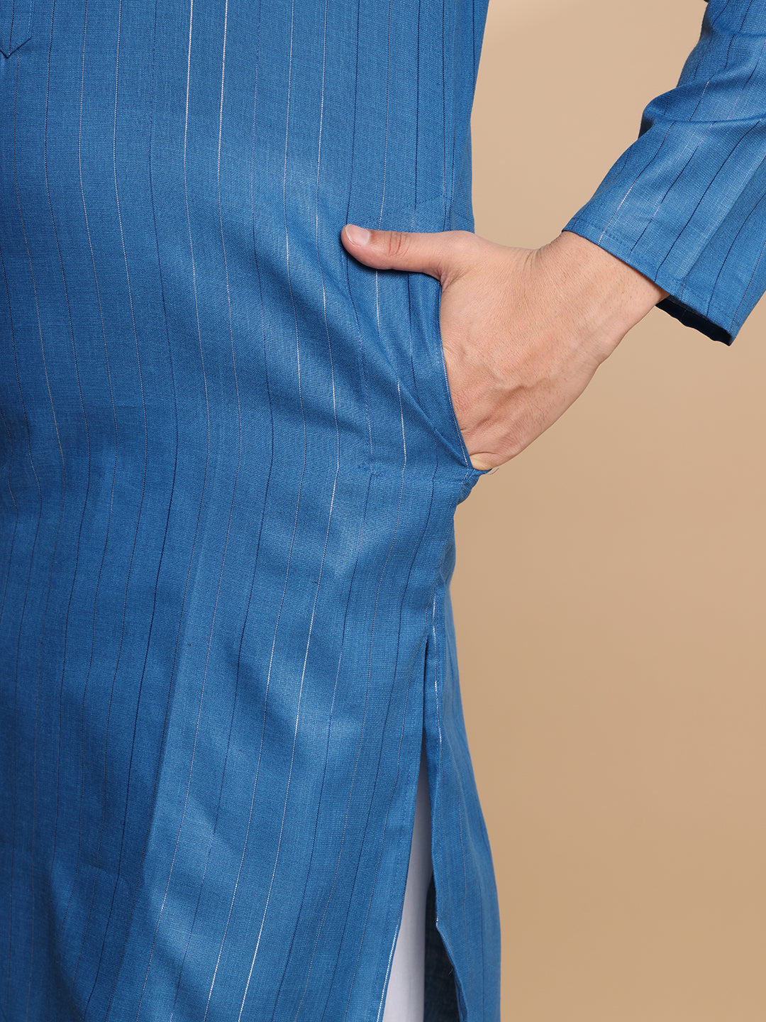 Royal Blue Party Wear Kurta