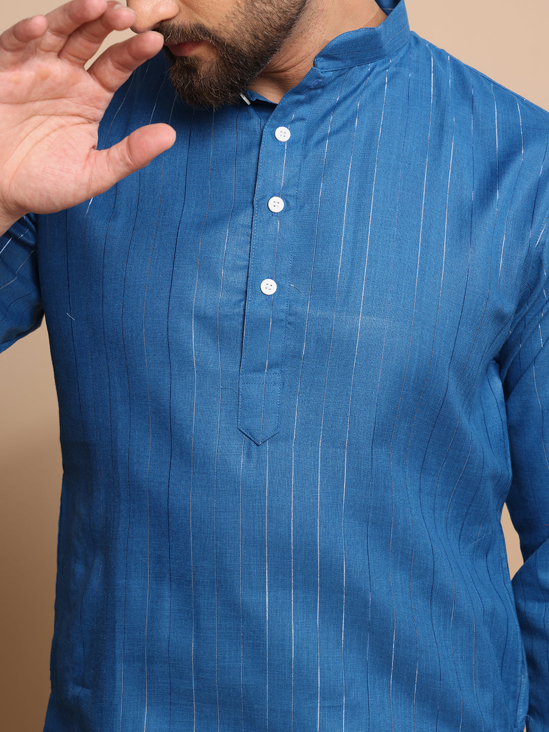Royal Blue Party Wear Kurta