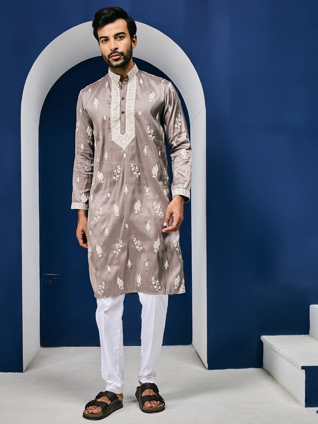 Dusky Elegance Kurta-pant Set