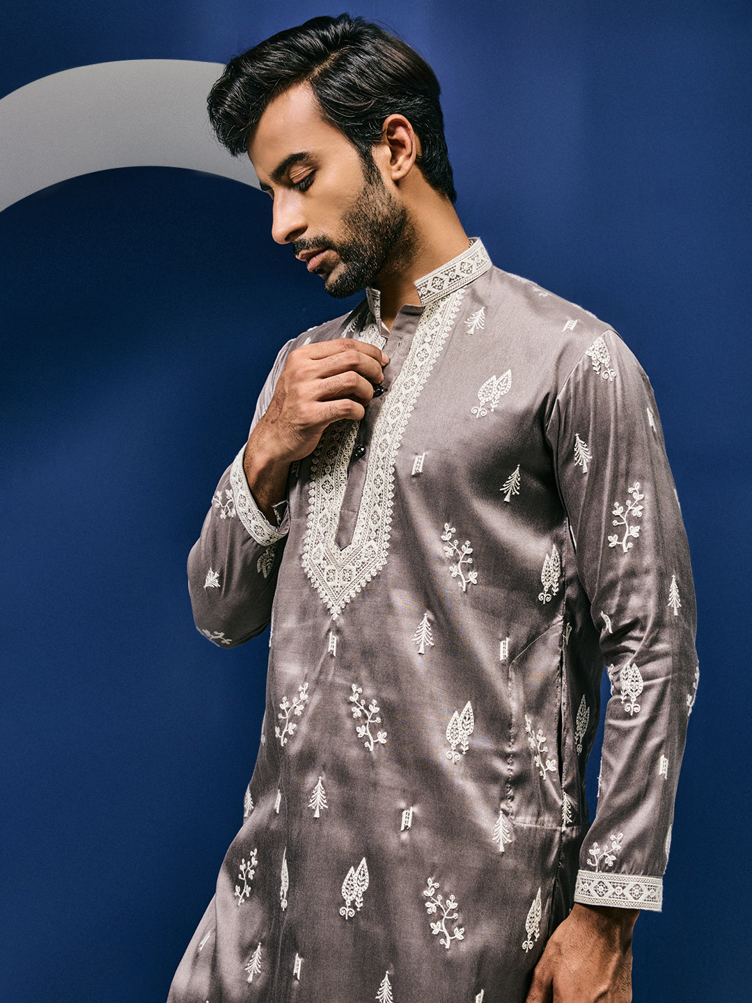 Dusky Elegance Kurta-pant Set