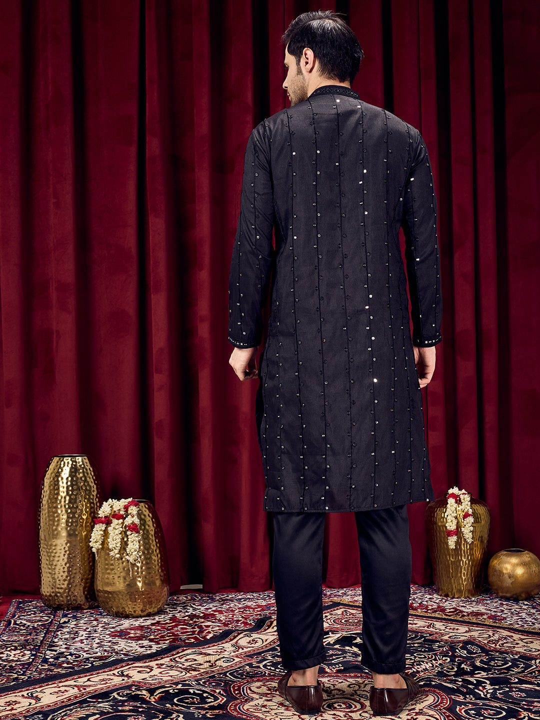 Black Radiance Kurta-pant Set