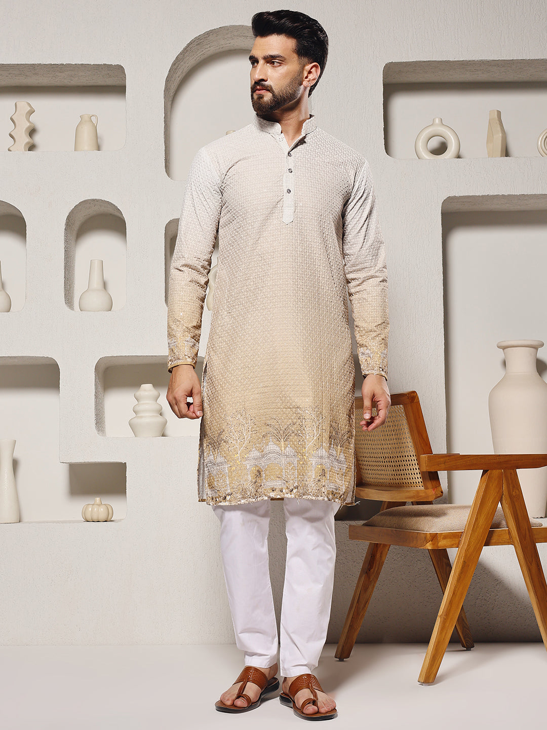 Desert Gold Dunes Inspired Kurta
