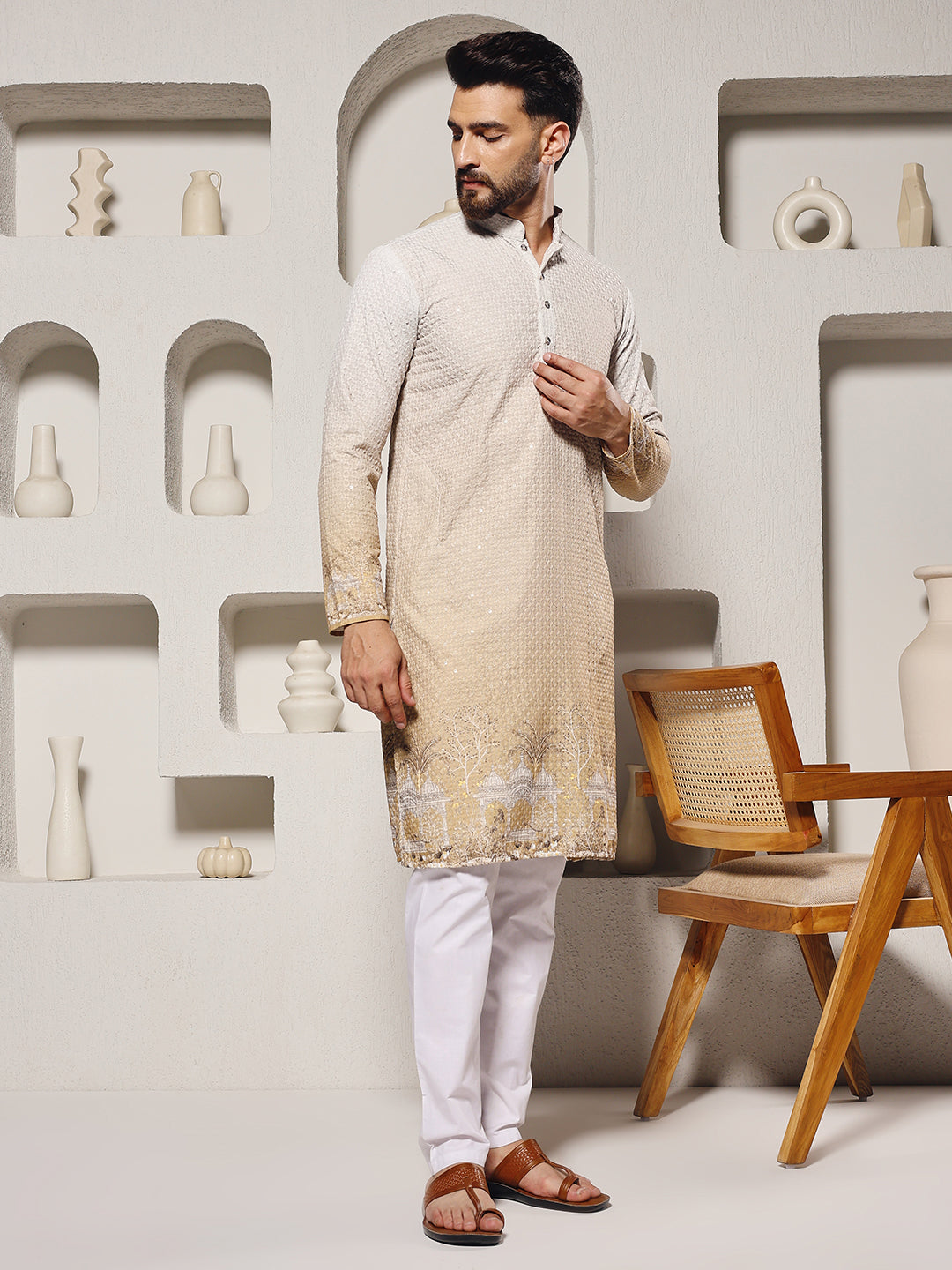 Desert Gold Dunes Inspired Kurta