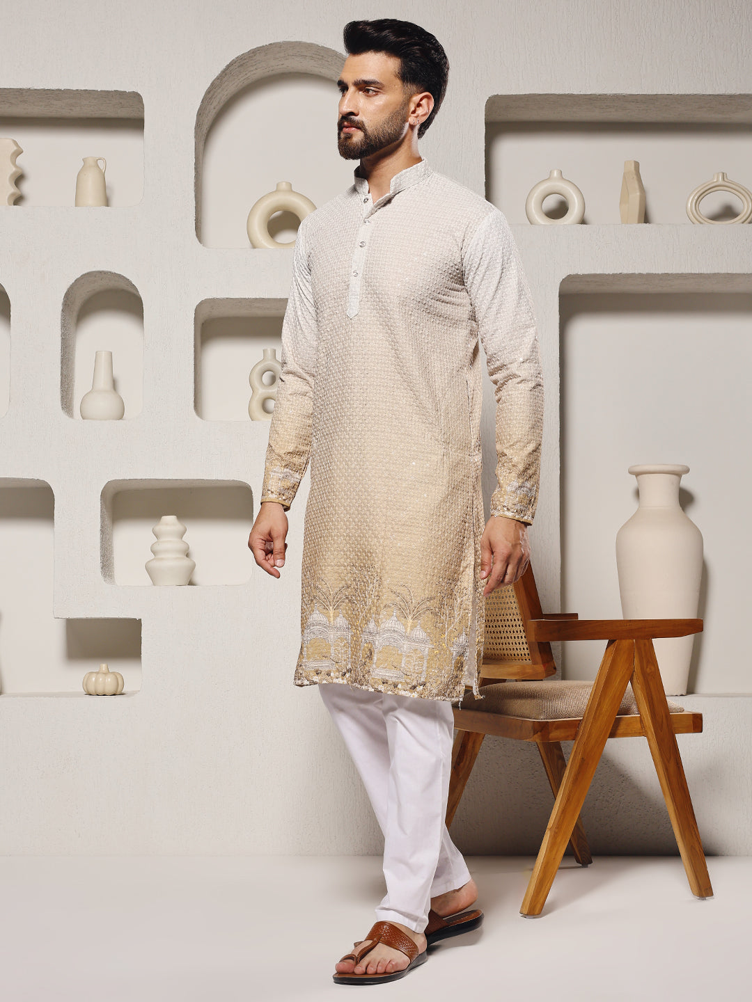 Desert Gold Dunes Inspired Kurta
