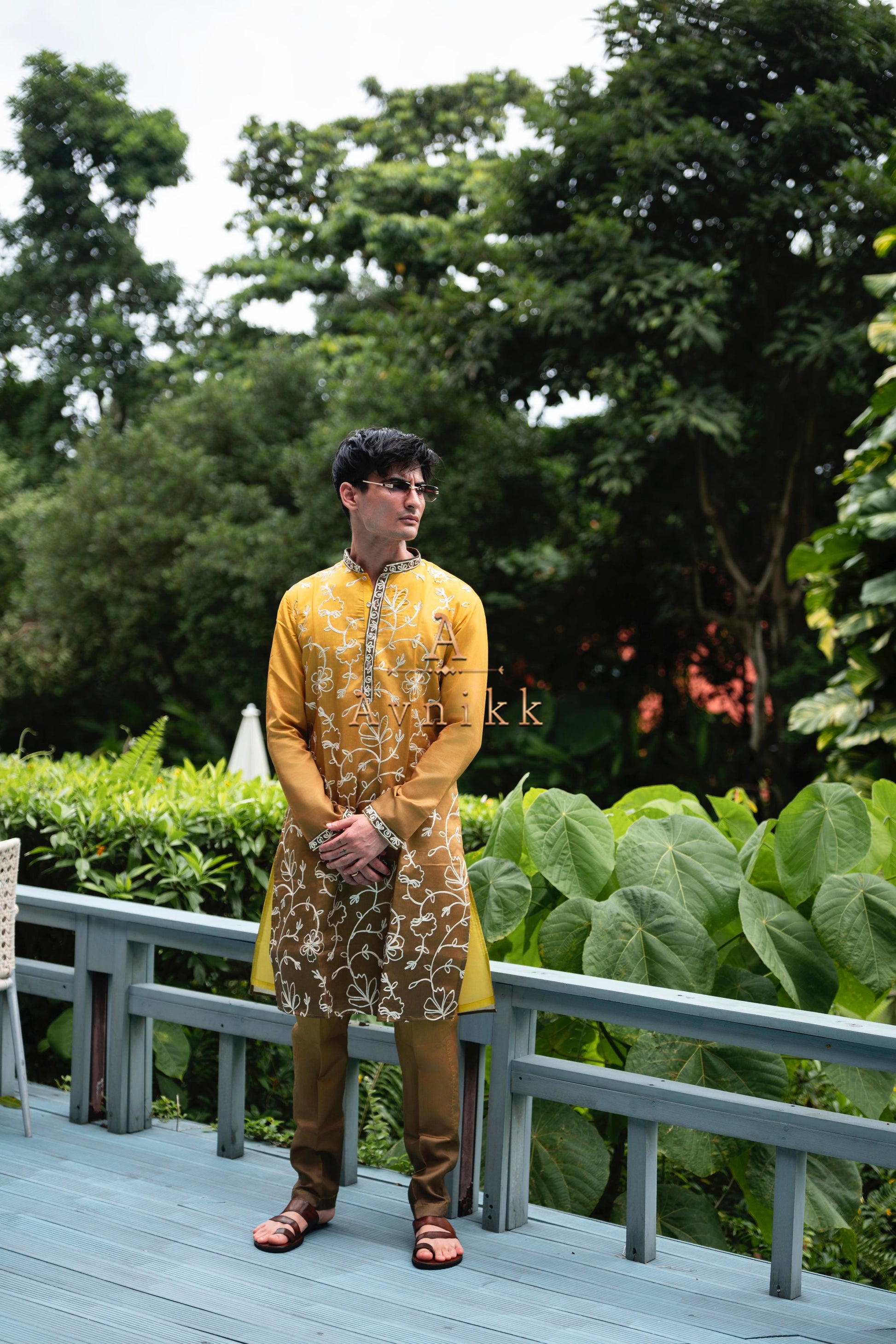 Golden Isle Kurta.