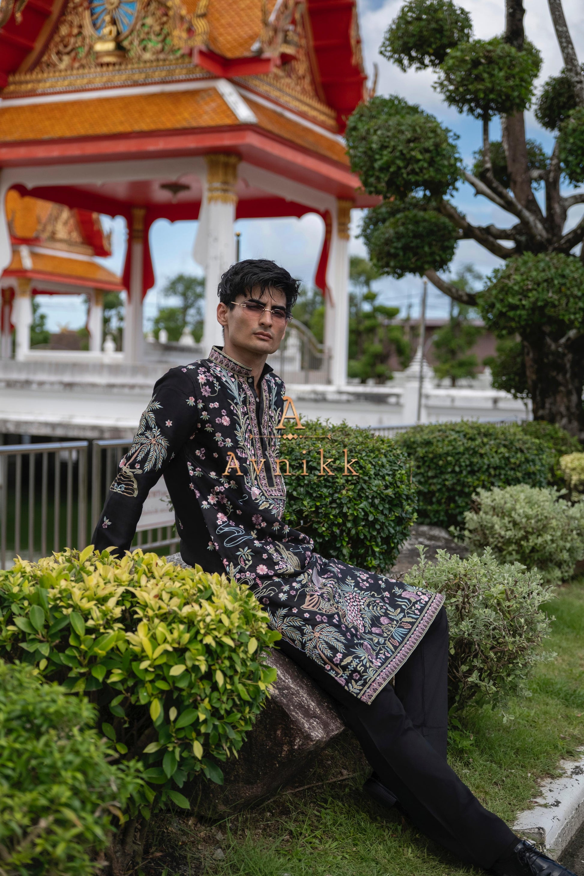 Midnight Island Kurta.