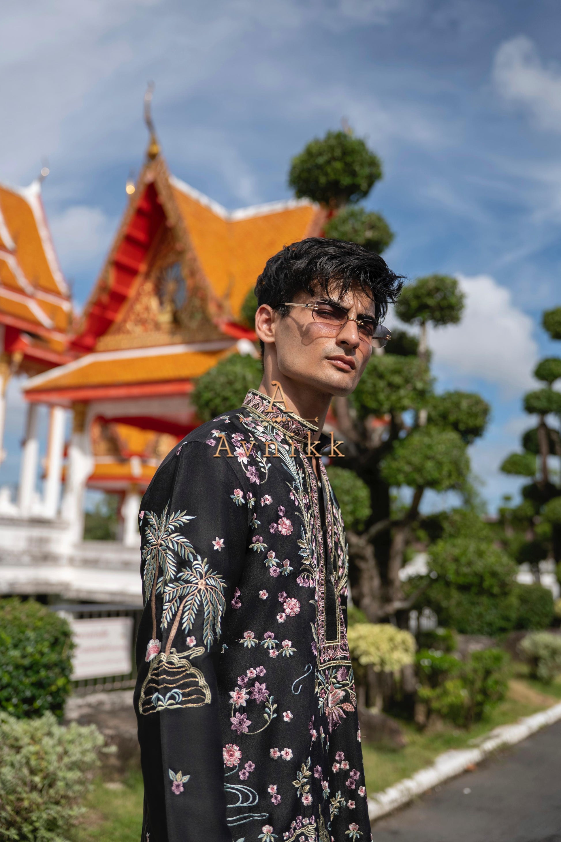 Midnight Island Kurta.