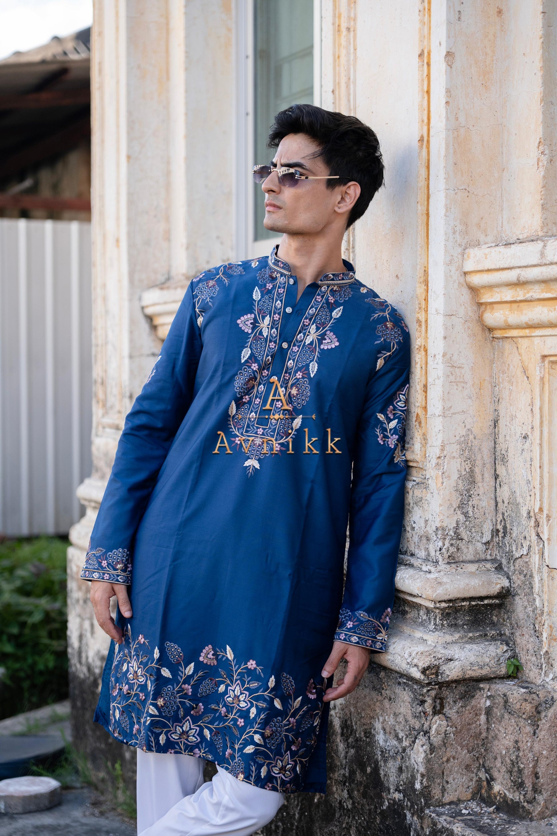 Royal Azure Kurta.