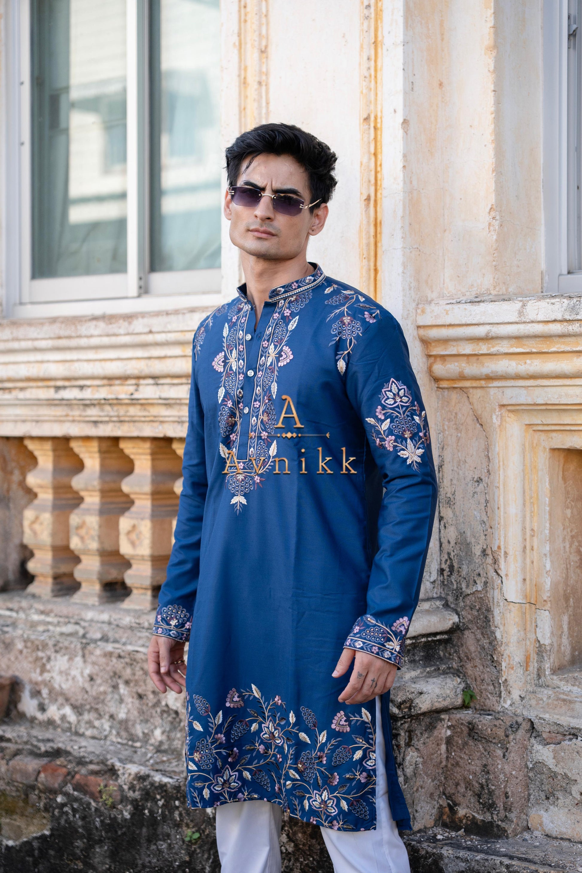Royal Azure Kurta.