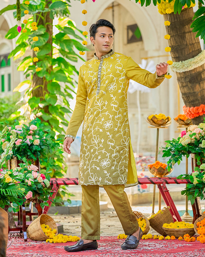 Golden Isle Kurta.