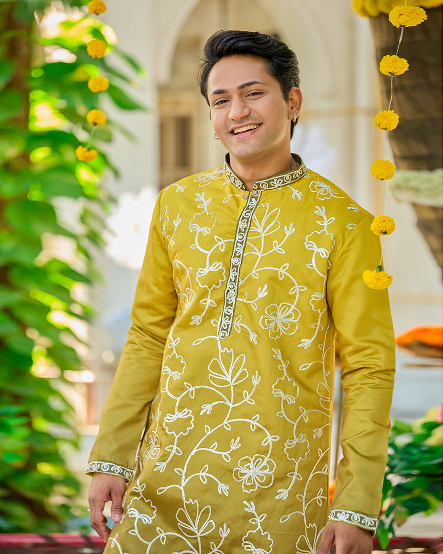 Golden Isle Kurta.