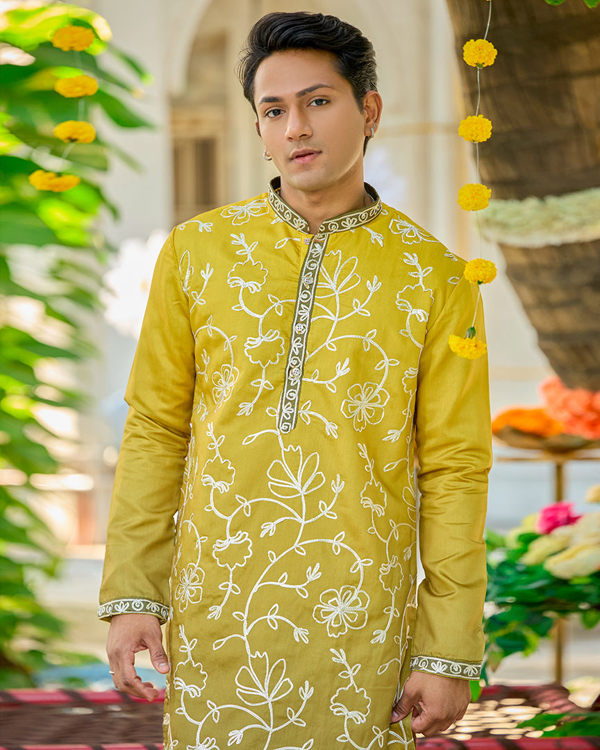 Golden Isle Kurta.