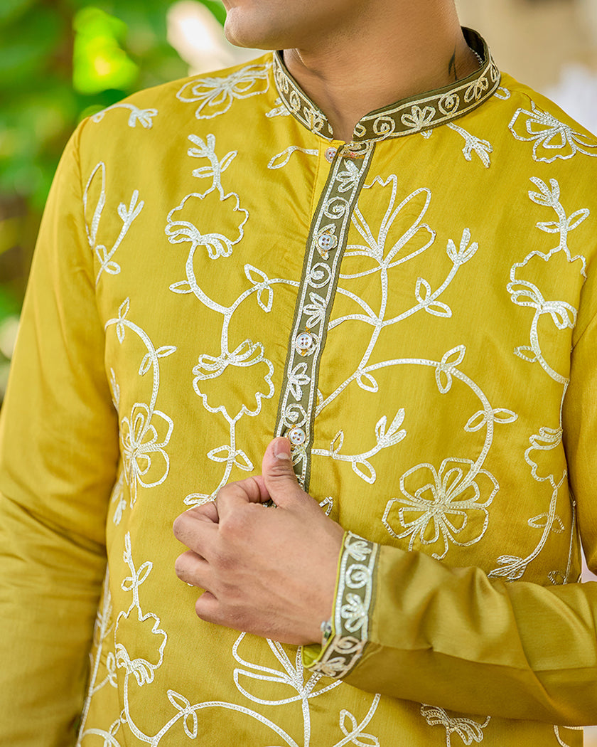 Golden Isle Kurta.