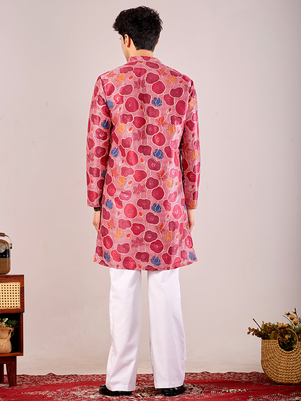 Manik Bagh Position-Embroided Kurta Set.
