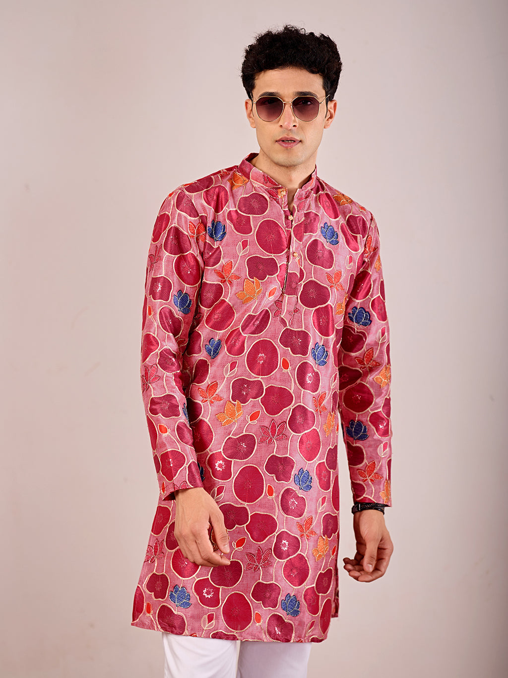 Manik Bagh Position-Embroided Kurta Set.