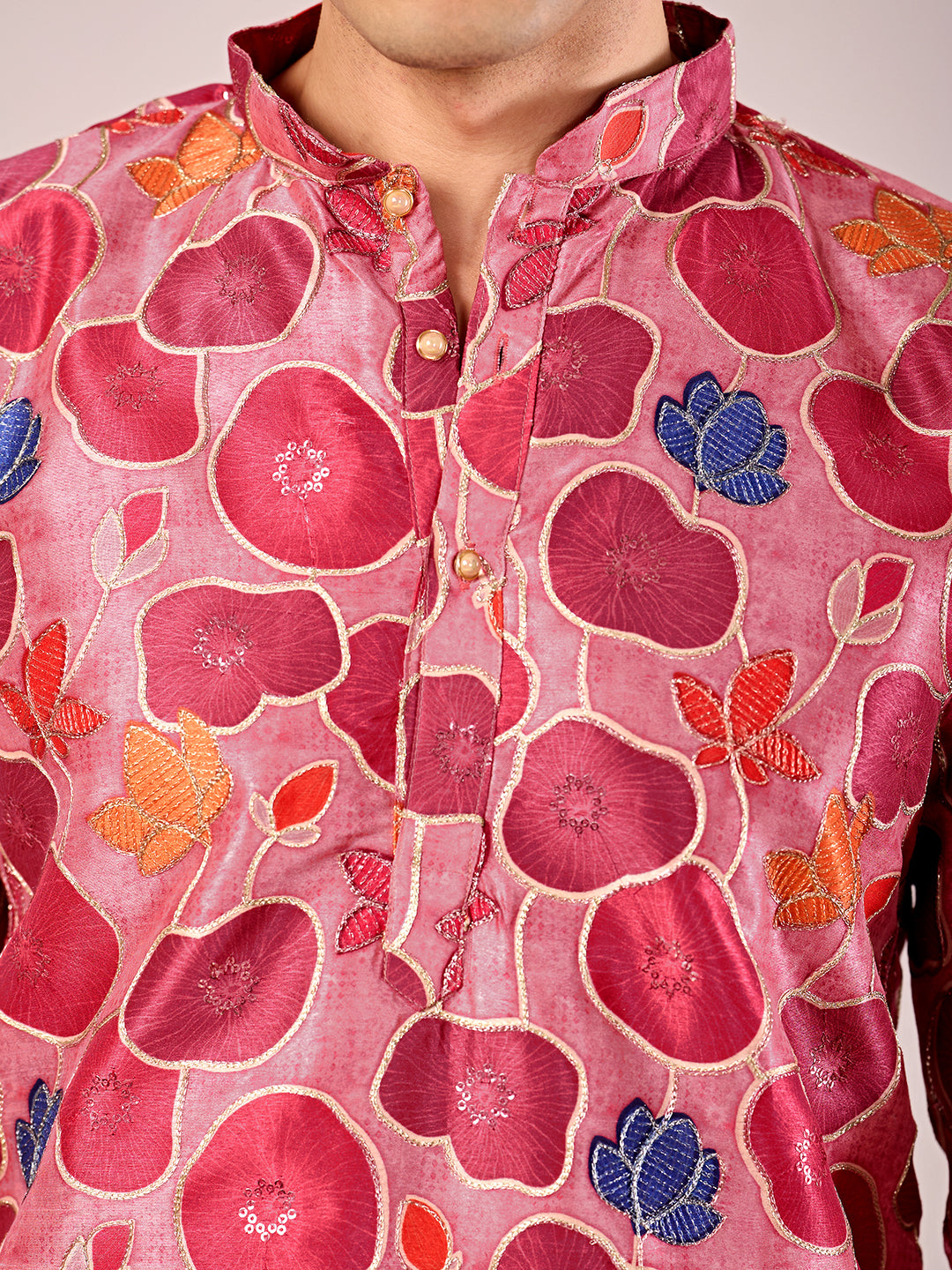 Manik Bagh Embroided Kurta Set.