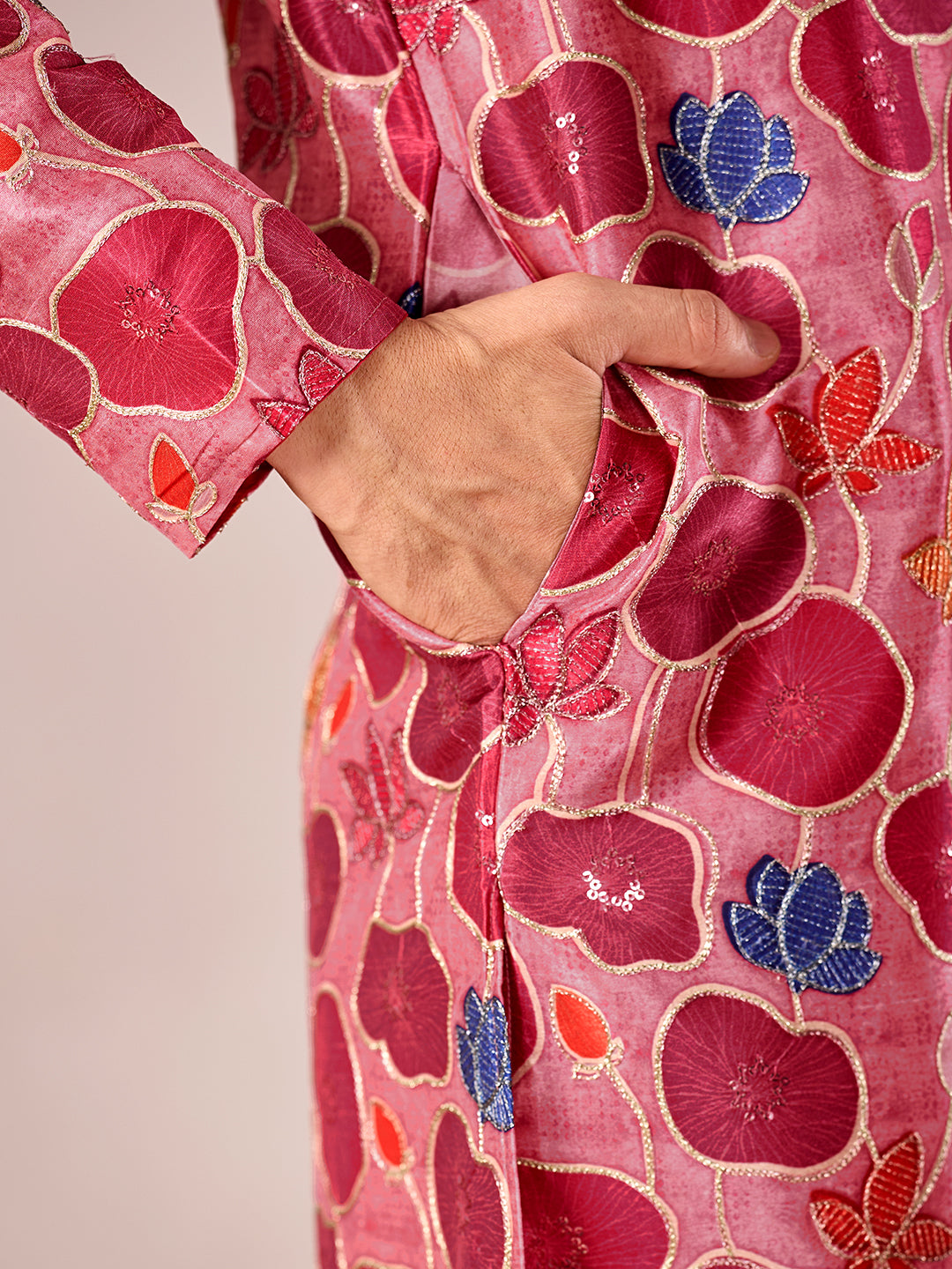 Manik Bagh Embroided Kurta Set.