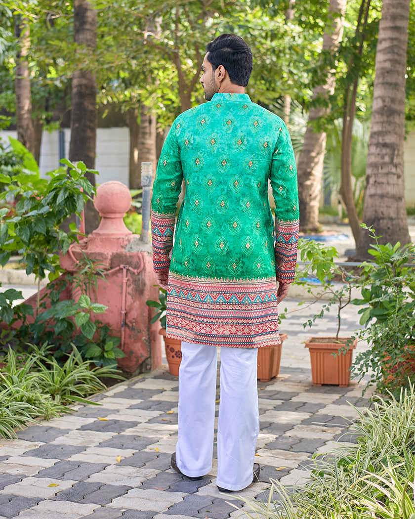 Shahi Panna Kurta Set