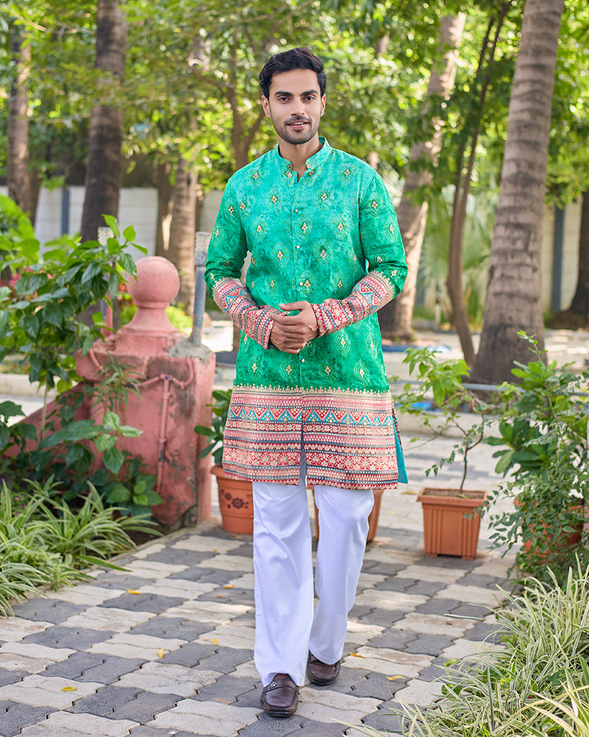 Shahi Panna Kurta Set