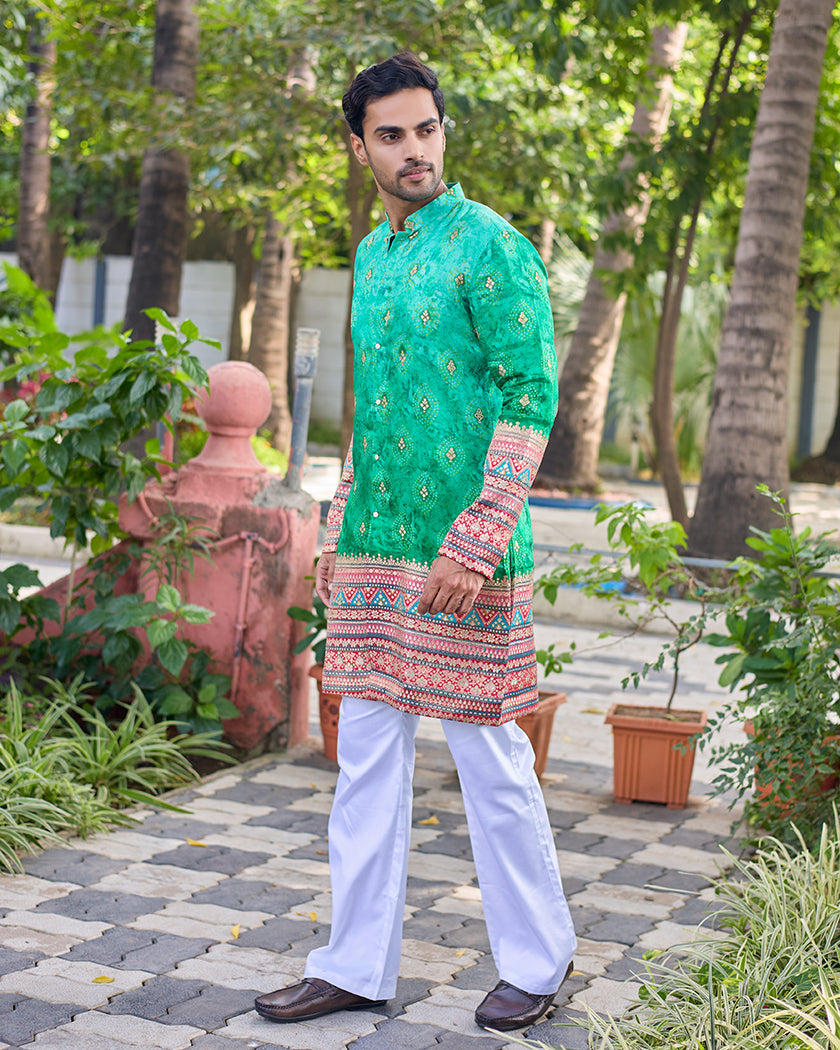 Shahi Panna Kurta Set