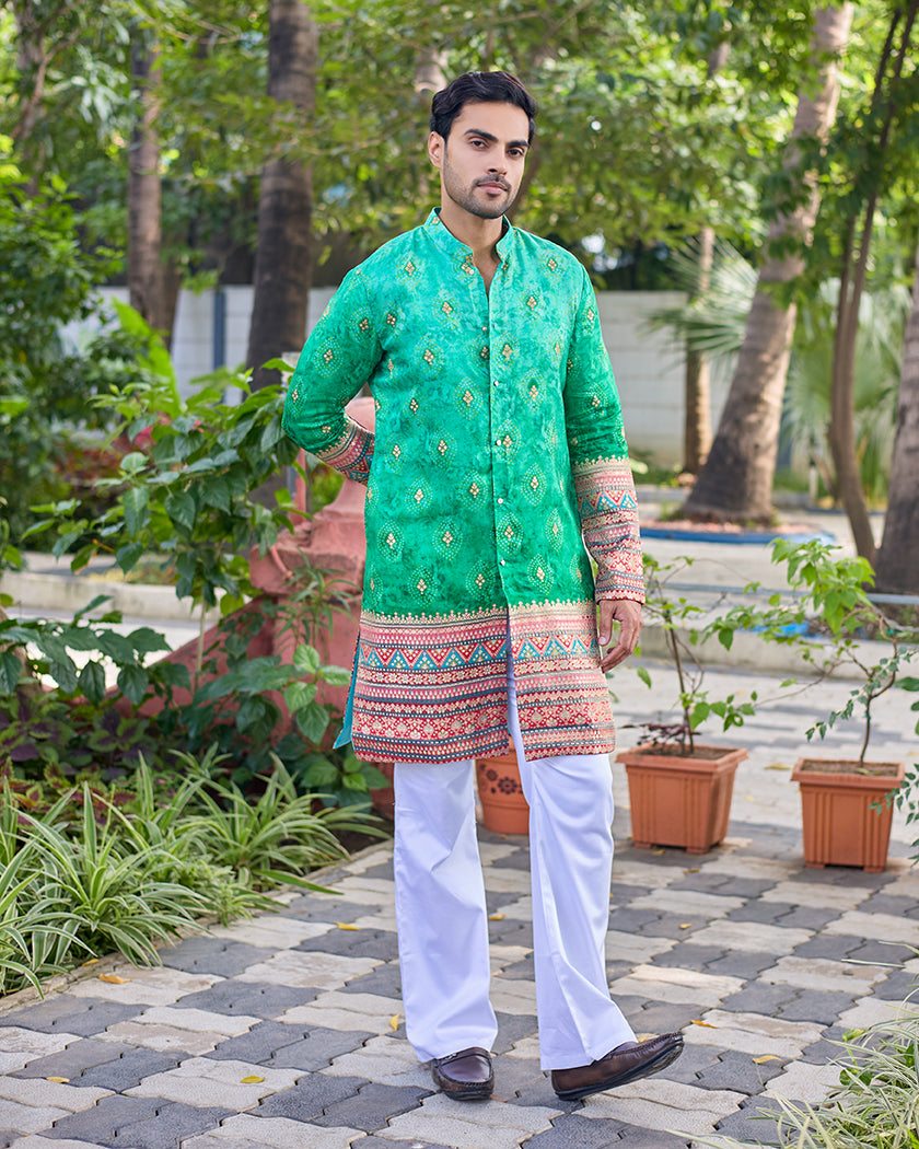 Shahi Panna Kurta Set