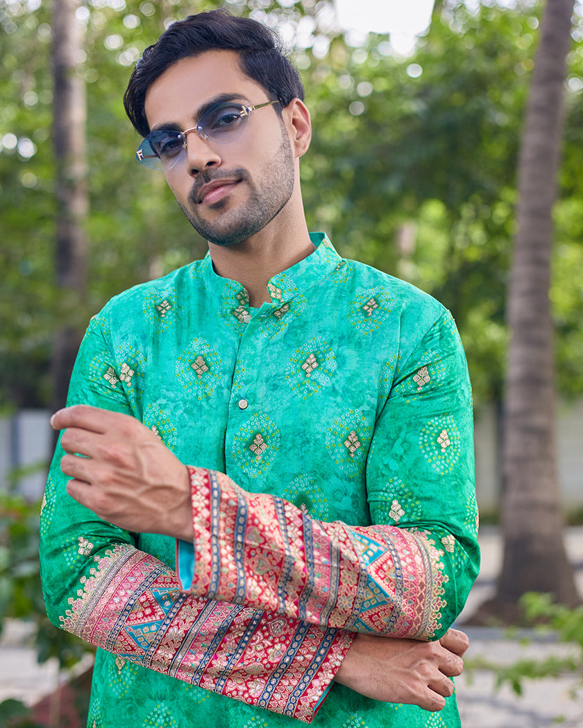 Shahi Panna Kurta Set