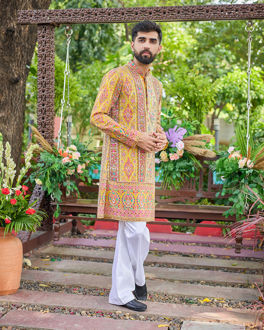 Tapestry Regal Yellow Kurta.