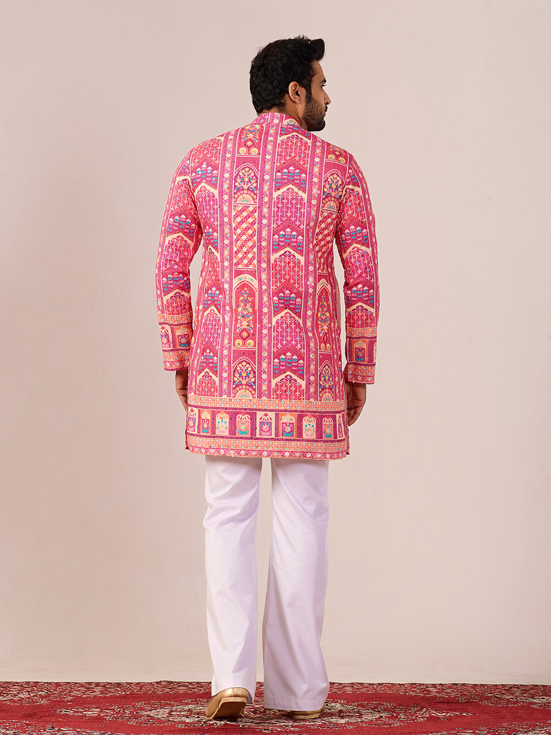 Rang Mahal Gulaab Printed Kurta Pant set.
