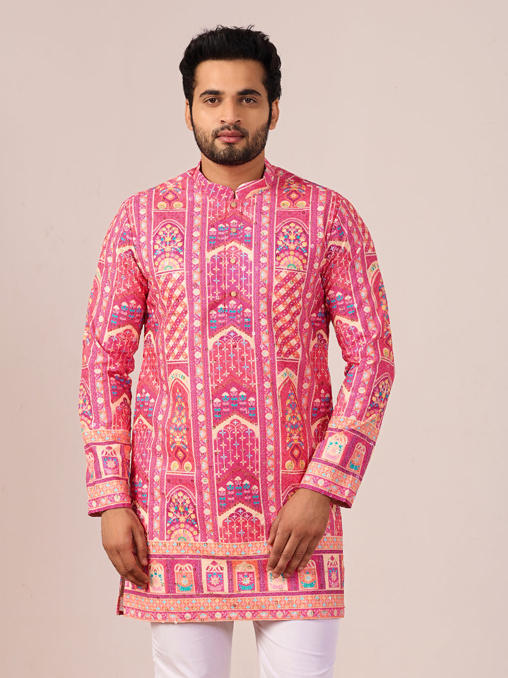 Rang Mahal Gulaab Printed Kurta Pant set.