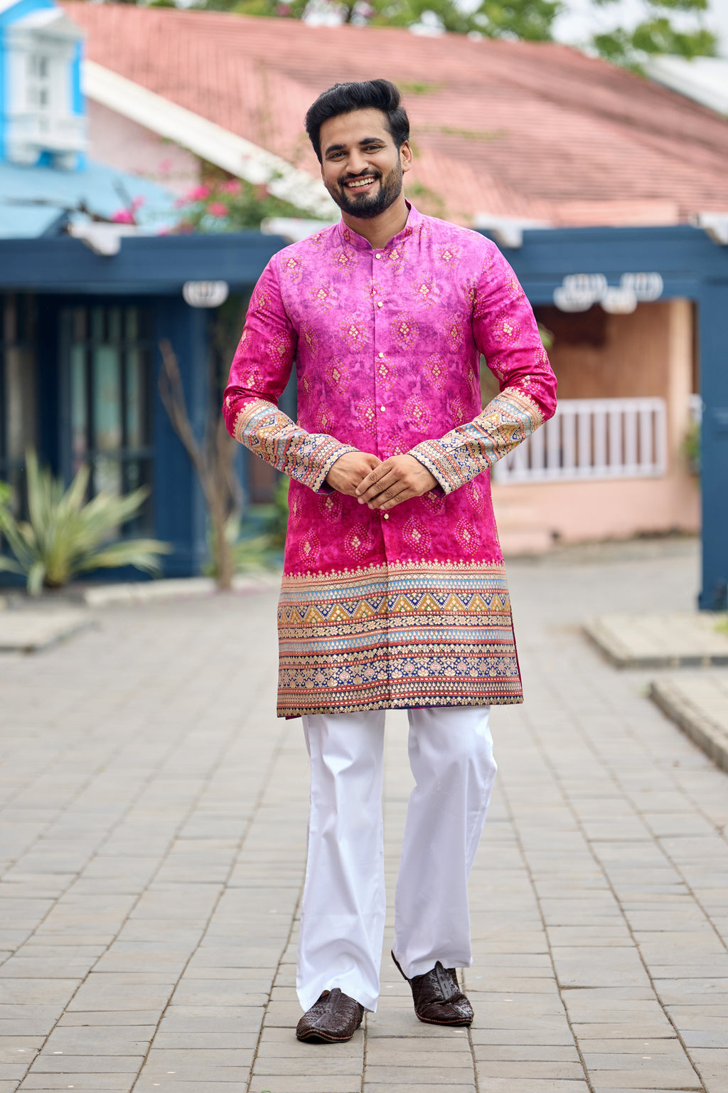 Shahi Gulab Kurta Set.