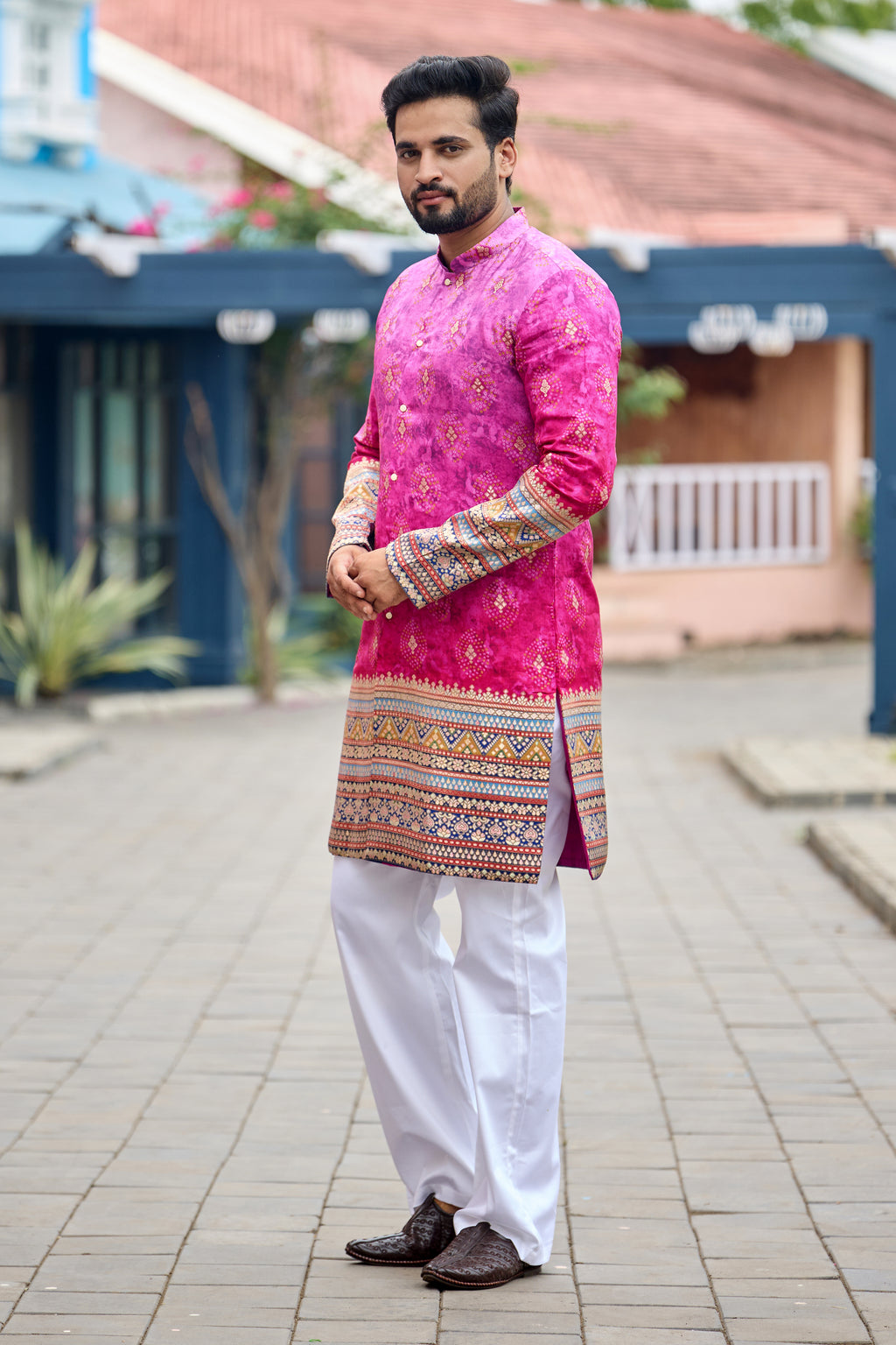 Shahi Gulab Kurta Set.