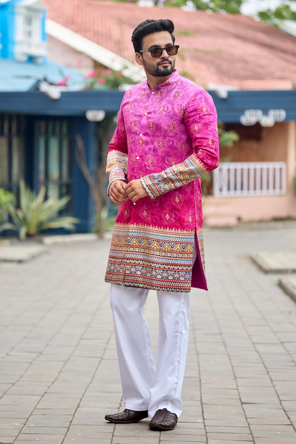 Shahi Gulab Kurta Set.