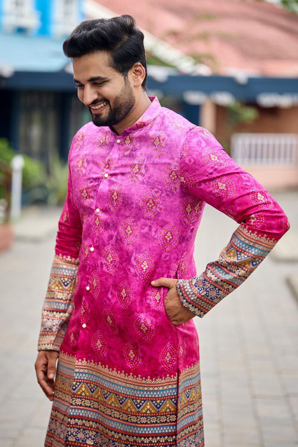 Shahi Gulab Kurta Set.