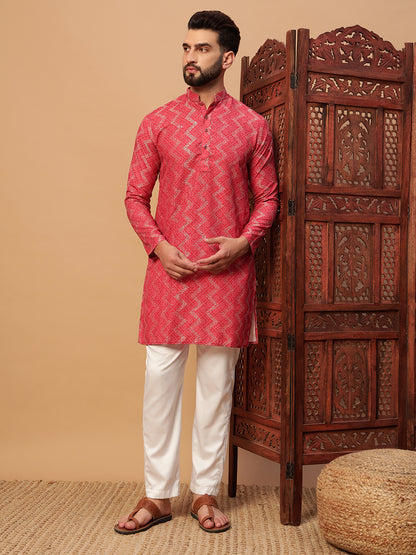 Red Bandhani Print