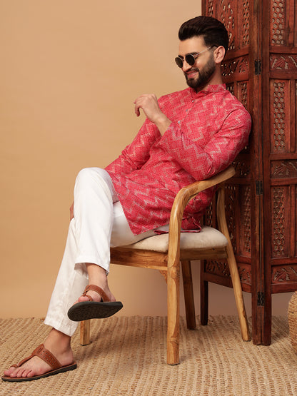 Red Bandhani Print