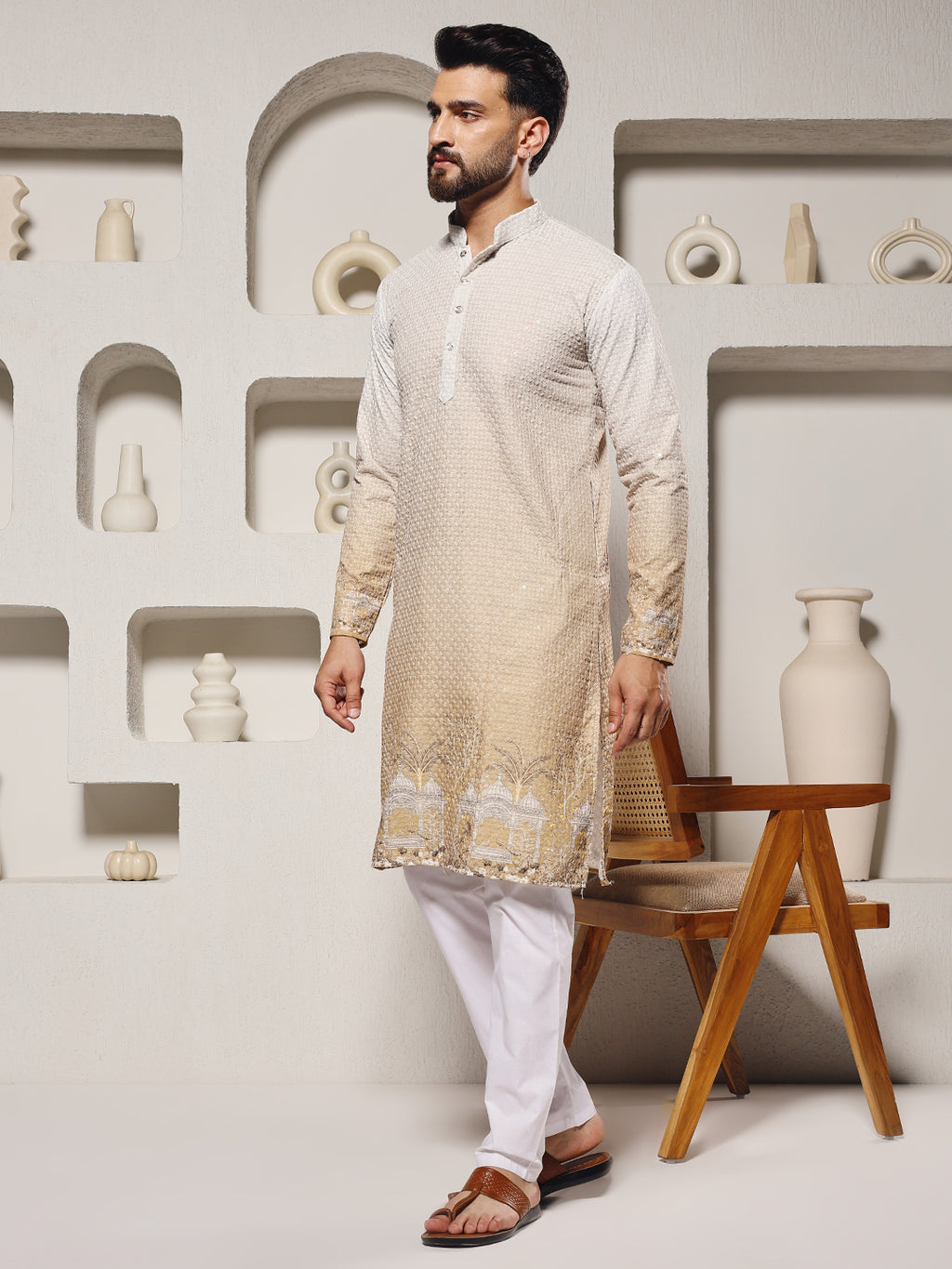Desert Gold Dunes Inspired Kurta