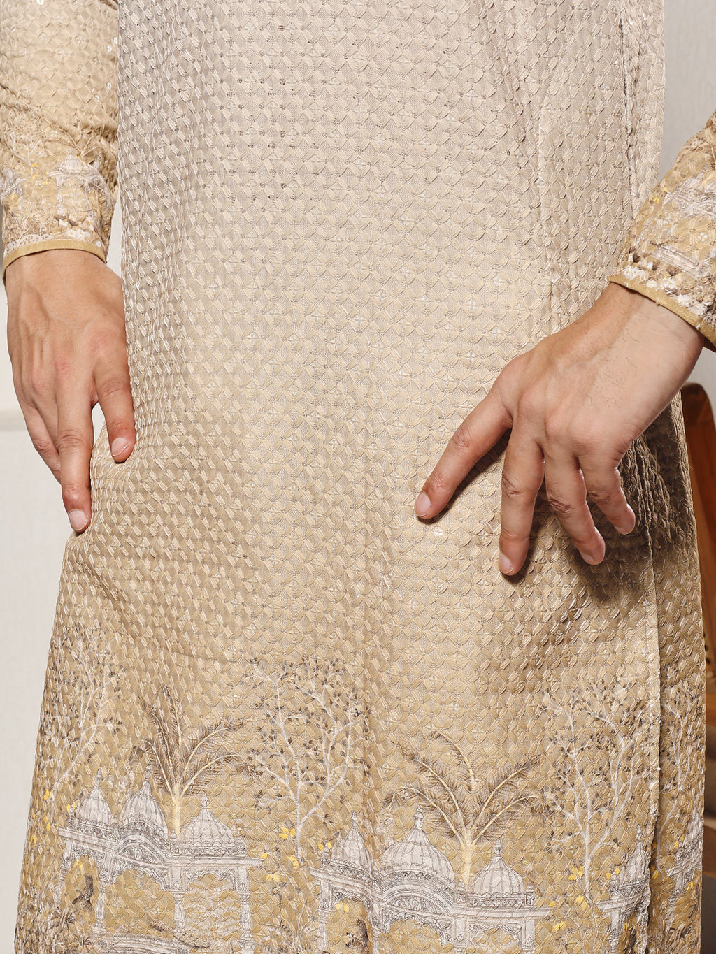 Desert Gold Dunes Inspired Kurta