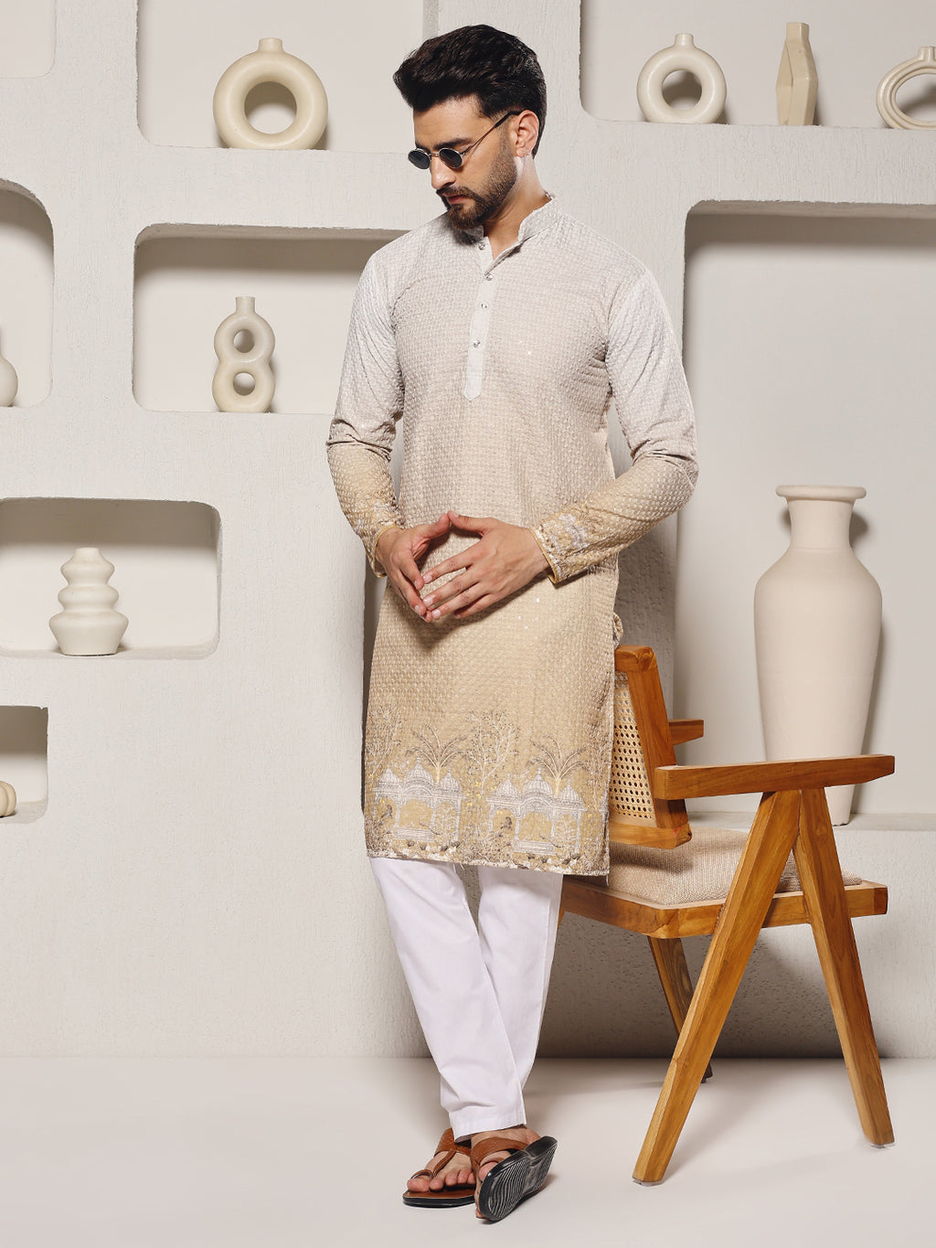 Desert Gold Dunes Inspired Kurta
