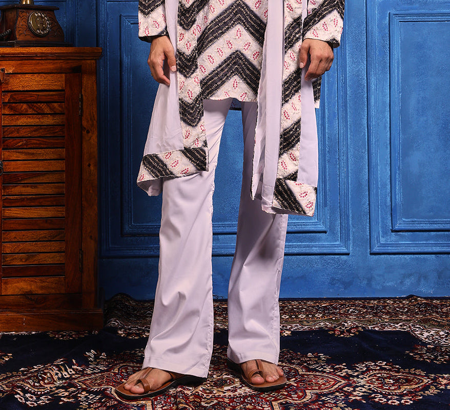 Bell-Bottom Pant. (white)