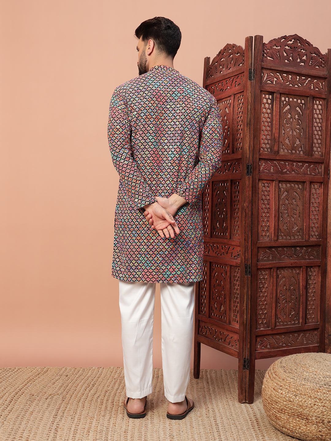 Multicolour Premium Embroidered Kurta