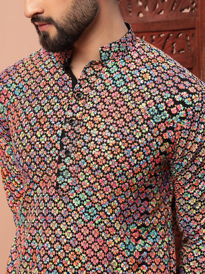 Multicolour Premium Embroidered Kurta