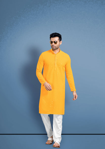 Haldi Special Lucknowi Kurta