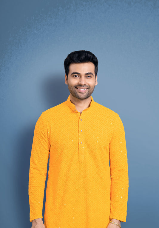 Haldi Special Lucknowi Kurta