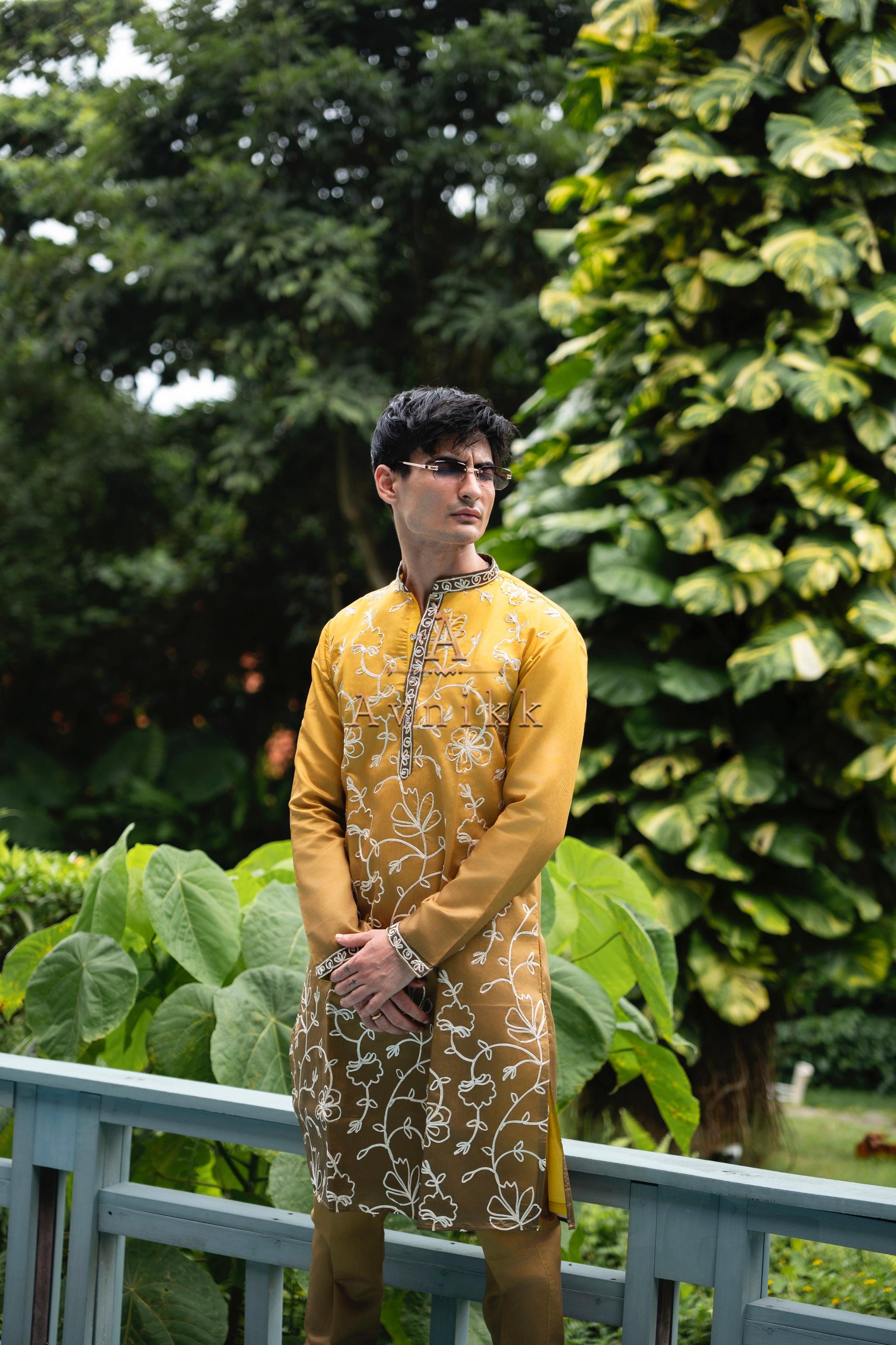 Golden Isle Kurta.